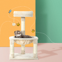 i.Pet Cat Tree 69cm Scratching Post Tower Scratcher Wood Condo Toys House Bed thumbnail