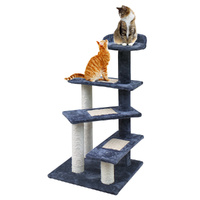 i.Pet Cat Tree 100cm Scratching Post Scratcher Tower Wood Condo House Trees Bed thumbnail