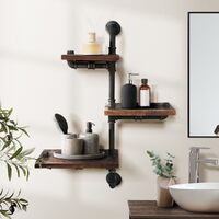 Artiss Floating DIY Pipe Shelf 3 Tiers - IVAN thumbnail