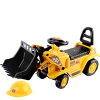 Keezi Ride On Car Toys Kids Excavator Bulldozer Sandpit Digger Car Pretend Play thumbnail