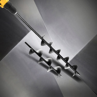 Giantz Power Garden Spiral Auger Hole Digger Earth Drill Bit Φ75x300 & 600mm thumbnail