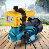Giantz Peripheral Water Pump Garden Boiler Car Wash Electric Irrigation QB60 Yellow thumbnail