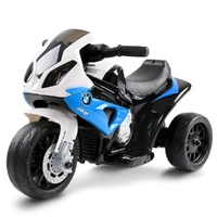 Kids Electric Ride On Car Police Motorcycle Motorbike BMW Licensed S1000RR Blue thumbnail