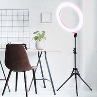 Embellir Ring Light 19" Tripod Stand Pink thumbnail