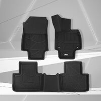 Weisshorn Car Rubber Floor Mats Front And Rear Compatible For Toyota RAV4 2019-2022 thumbnail