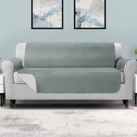 Artiss Sofa Cover Couch Covers 4 Seater 100% Water Resistant Grey thumbnail