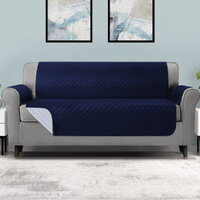 Artiss Sofa Cover Couch Covers 4 Seater 100% Water Resistant Navy thumbnail