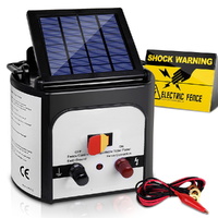Giantz Fence Energiser 8KM Solar Powered 0.3J Electric Fencing Charger thumbnail