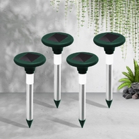 Gardeon 4X Solar LED Snake Repeller Pulse Plus Ultrasonic Pest Rodent Repellent thumbnail