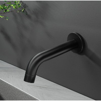Cefito Bathroom Mixer Spout Wall Bath Tap Round Shower Bathtub Black thumbnail