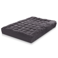 Giselle Bedding Mattress Topper Pillowtop Bamboo Charcoal Queen thumbnail