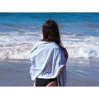PORTSEA TURKISH COTTON TOWEL - SKY BLUE thumbnail