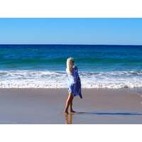 SORRENTO TURKISH COTTON TOWEL - SKY thumbnail