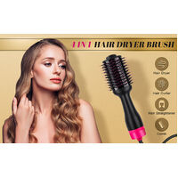 Hot Air One-Step Hair Dryer Negative Ion Anti-Frizz Blowout for Drying,Straightening, Curling and Volumizer (AU Plug) thumbnail