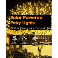 200 Waterproof LED Solar Fairy Light Outdoor with 8 Lighting Modes for Home,Garden and Decoration thumbnail