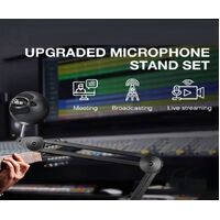 Heavy Duty Microphone Arm Microphone Stand Suspension Scissor Boom Stands with 6" Pop Filter and Cable Ties for Recording thumbnail