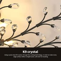 Crystal Ceiling Light Vintage Chandelier, 5 Lights thumbnail