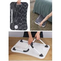 Laptop Bed Desk with Storage and foldable legs for Adults, Kids & Home Office thumbnail