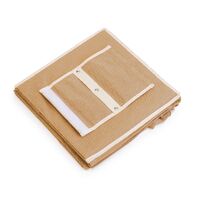 3 Pack 5-Tier Shelf Hanging Closet Organizer and Storage for Clothes (Beige) thumbnail