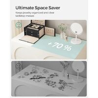 Jewelry Box 3 Layers Organizer Lockable Storage thumbnail