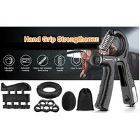 5 Pack Adjustable Resistance Hand Gripper Exerciser Workout Kit thumbnail