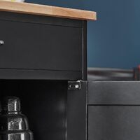 Kitchen Trolley Bottle Rack Drawer Cabinet thumbnail