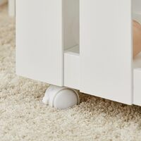 Kids Bookcase Shelf Storage Mobile Toy Chest thumbnail