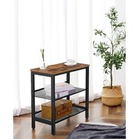 2-Tier Shoe Rack, Industrial Shoe Organizer Storage Bench thumbnail