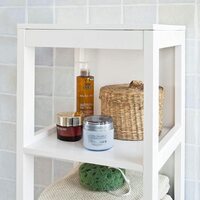 Freestanding Tall Cabinet with Standing Shelves and Drawers thumbnail