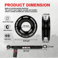 X-BULL 4WD Winch Recovery Kit 12Pcs Recovery Tracks Snatch Strap Soft Shackles Recovery Ring thumbnail