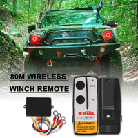 X-BULL Winch Solenoid Relay 12V 500A Winch Controller Twin Wireless Remote 4T Block Pulley thumbnail