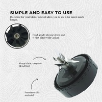 For Nutri Ninja Extractor Blade - 7 Fin Connection Replacement Blender Parts thumbnail