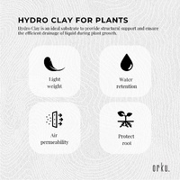 1L Hydro Clay Balls - Natural Premium Hydroponic Expanded Plant Growing Medium thumbnail