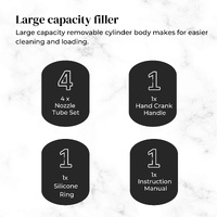 5L Manual Vertical Sausage Filler - Stainless Stuffer Meat Press Machine thumbnail