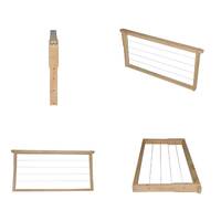 20x Wire Beehive Frame Assembled Wood Steel Unwaxed Deep Hive Frames Beekeeping thumbnail