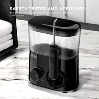 Water Jet Dental Flosser 600ml Black - Electric Oral Pressure Tooth Irrigator thumbnail