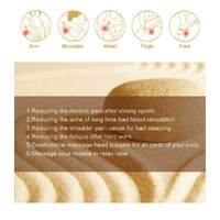 Full Body Handheld Massager Machine Champagne - 6 Massage Heads Neck Shoulder thumbnail