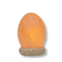 USB Colour Changing Egg Shape Himalayan Pink Salt Lamp Color Change LED Light thumbnail
