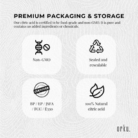 200g Citric Acid Powder - Food Grade Anhydrous GMO Free Preservative c6h807 thumbnail