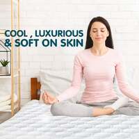 Laura Hill Luxury Cool Max Comfortable Fully Fitted Bed Mattress Protector Queen thumbnail