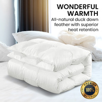 Laura Hill 500GSM Duck Down Feather Quilt Comforter Doona - Queen thumbnail