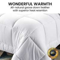 Laura Hill 700GSM Goose Down Feather Comforter Doona - Super King thumbnail