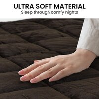 Laura Hill 600GSM Faux Mink Comforter Quilt Duvet Doona - Queen thumbnail