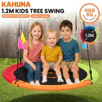 Kahuna Kids 1.2m Tree Saucer Swing Set Round 400kg With Straps Capacity Outdoor thumbnail