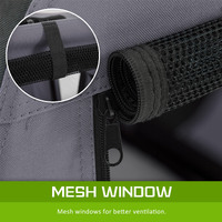 Portable Soft Dog Cage Crate Carrier L GREY thumbnail