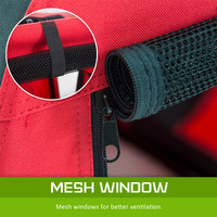 Portable Soft Dog Cage Crate Carrier L RED thumbnail