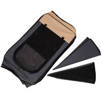 Pet Dog Portable Soft Playpen Crate Cage XL GREY thumbnail