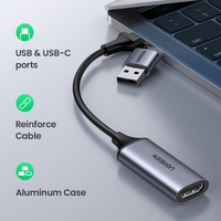 UGREEN 40189 USB-C to HDMI 2 in 1 HD Video Capture Card thumbnail