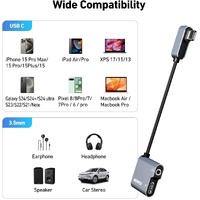 BENFEI USB C to Audio Jack Adapter with 60W Fast Charging thumbnail
