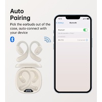 CHOETECH BH-T25 OWS Painless New Concept Bluetooth Earbuds V5.3 TWS White thumbnail